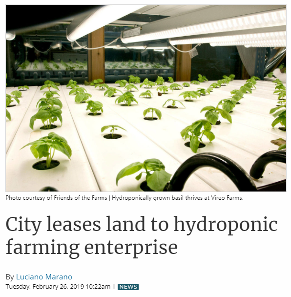 City of Bainbridge Island leases land to hydroponic farming enterprise